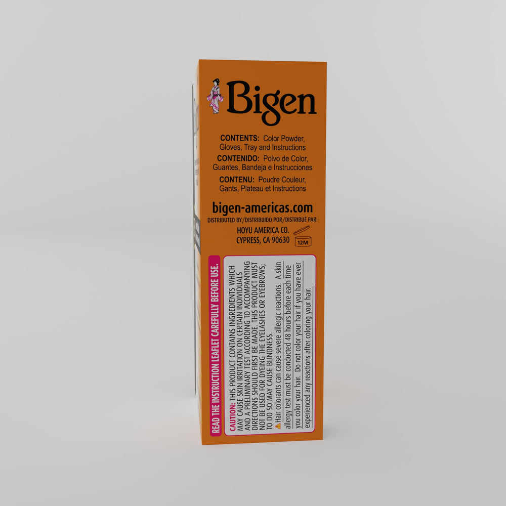 Bigen Oriental Black Powder no harsh odor for comfortable use.