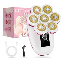 Bigorq electric razor for women with 7D floating head for curved skin comfort