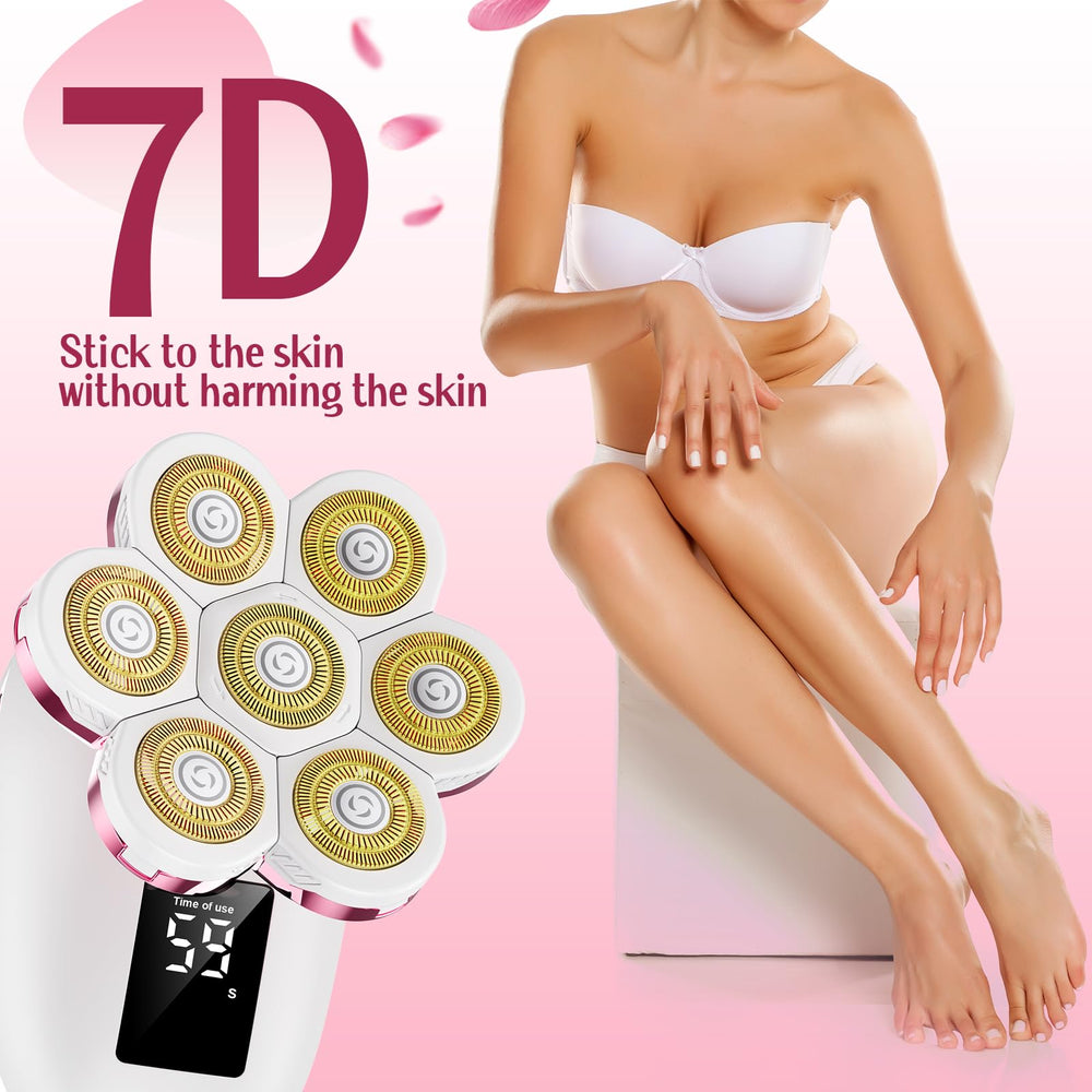 Bigorq razor for women works wet or dry with IPX6 waterproof design