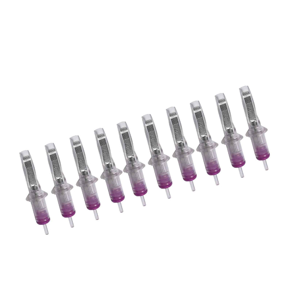BigWasp 50pcs assorted disposable cartridge tattoo needles for versatile shading and lining.