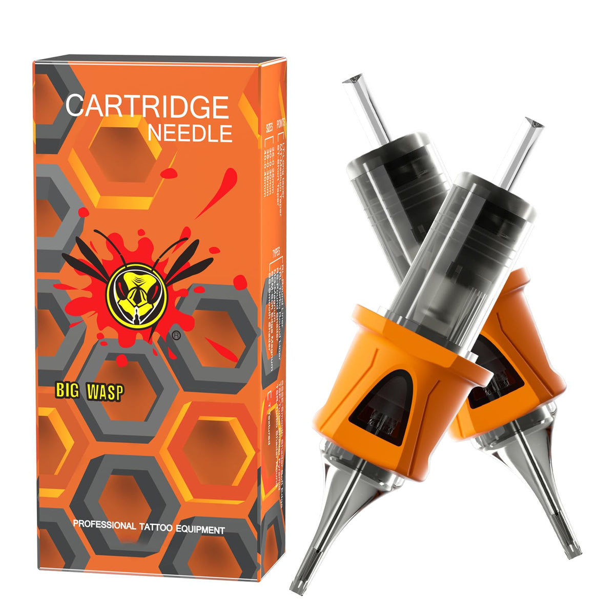 BIGWASP Energy 3RL 20pcs pack front view improves workflow with organized cartridge presentation.