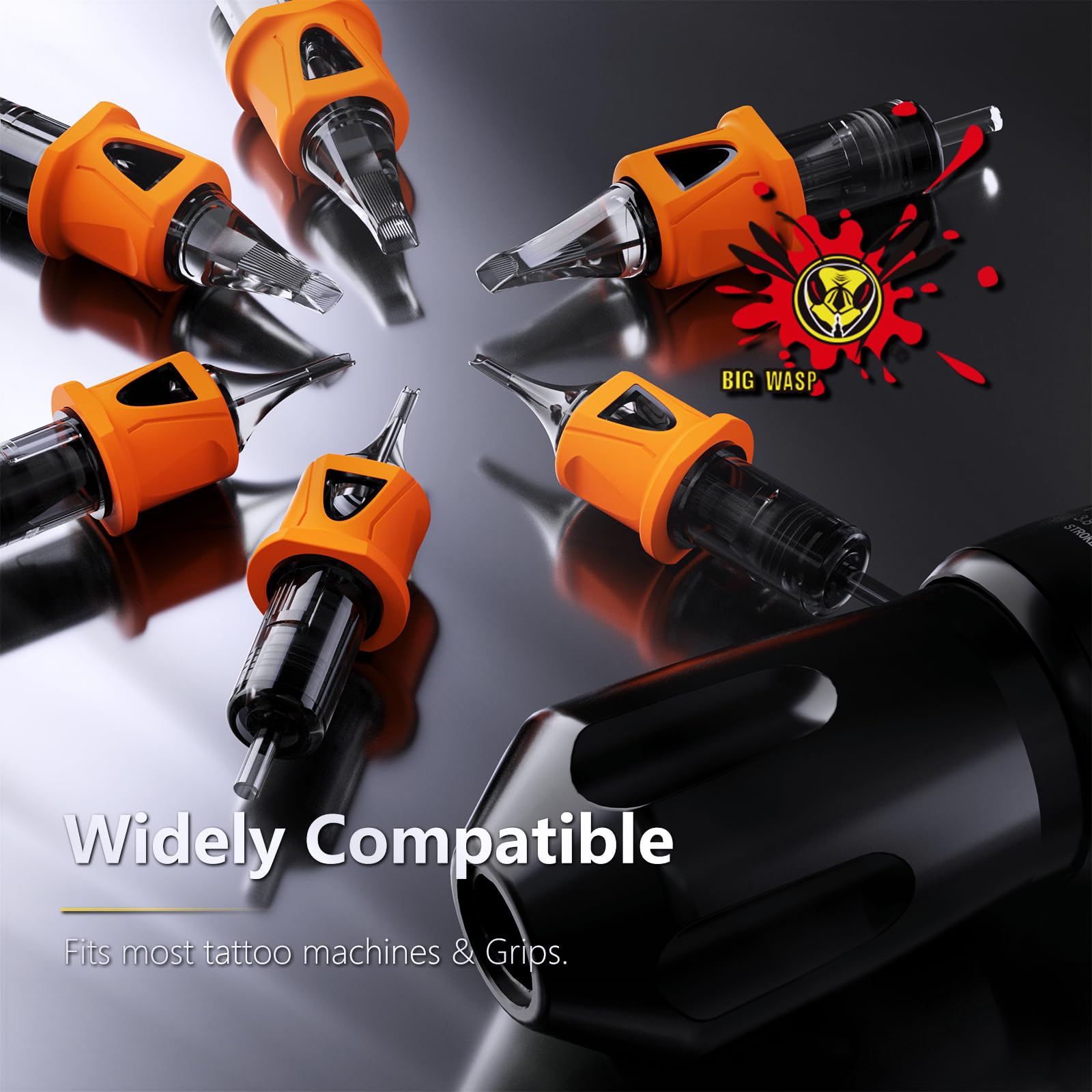BIGWASP Energy cartridge anti-backflow design helps prevent ink backflow during sessions