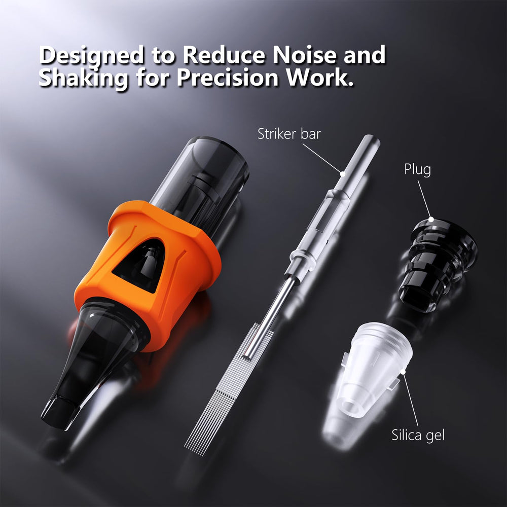 BIGWASP Energy mixed needle sizes 1207RM–1215RM support varied technique choices