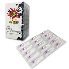 BigWasp rubber-band-loaded cartridges prevent ink backflow for cleaner sessions.