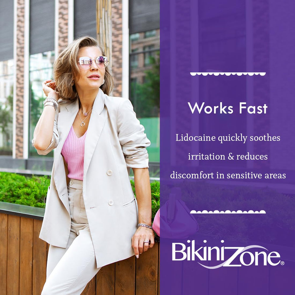 Bikini Zone redness reduction soothing formula may help reduce redness and irritation