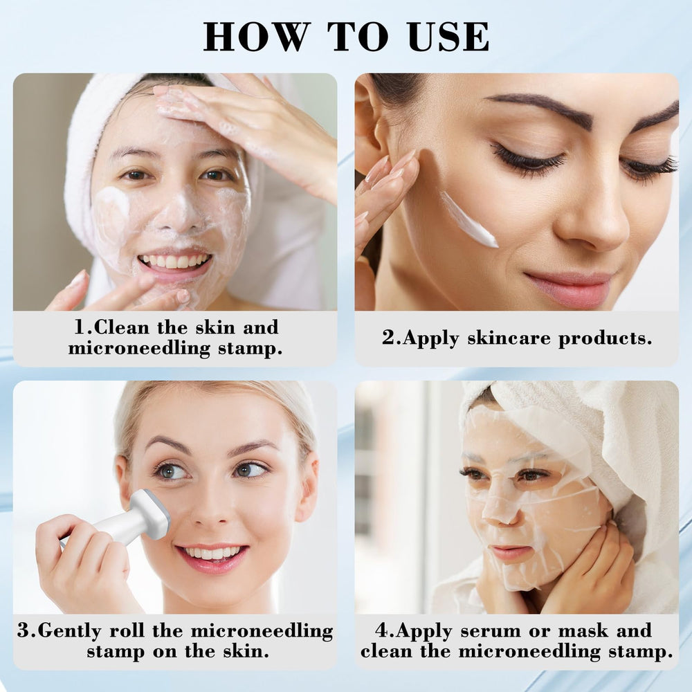 BIKTIC Derma Stamp easy-clean surfaces for hygienic home skincare.