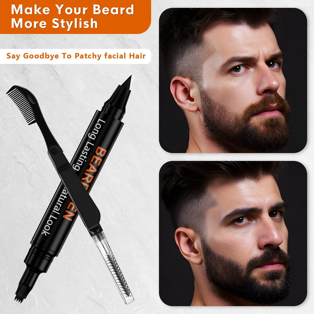 BIKTIC beard pen filler applying to beard for natural density.