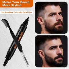BIKTIC beard pen filler applying to beard for natural density.