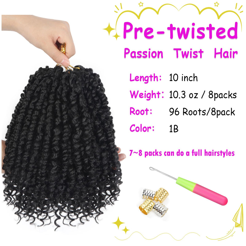Bileaf Passion Twist pre-looped closeup shows easy prep and tangle-free strands