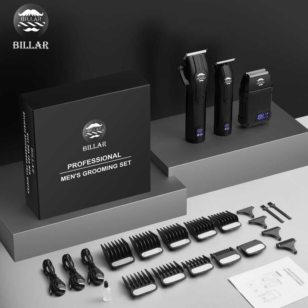 BILLAR Type-C charging cable powering cordless grooming