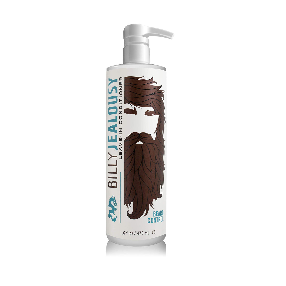 Billy Jealousy Beard Control bottle pour illustrating natural hold