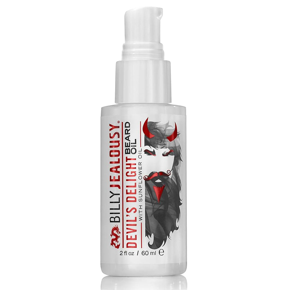 Billy Jealousy Devils Delight: botella de aceite para barba, nutre y suaviza.