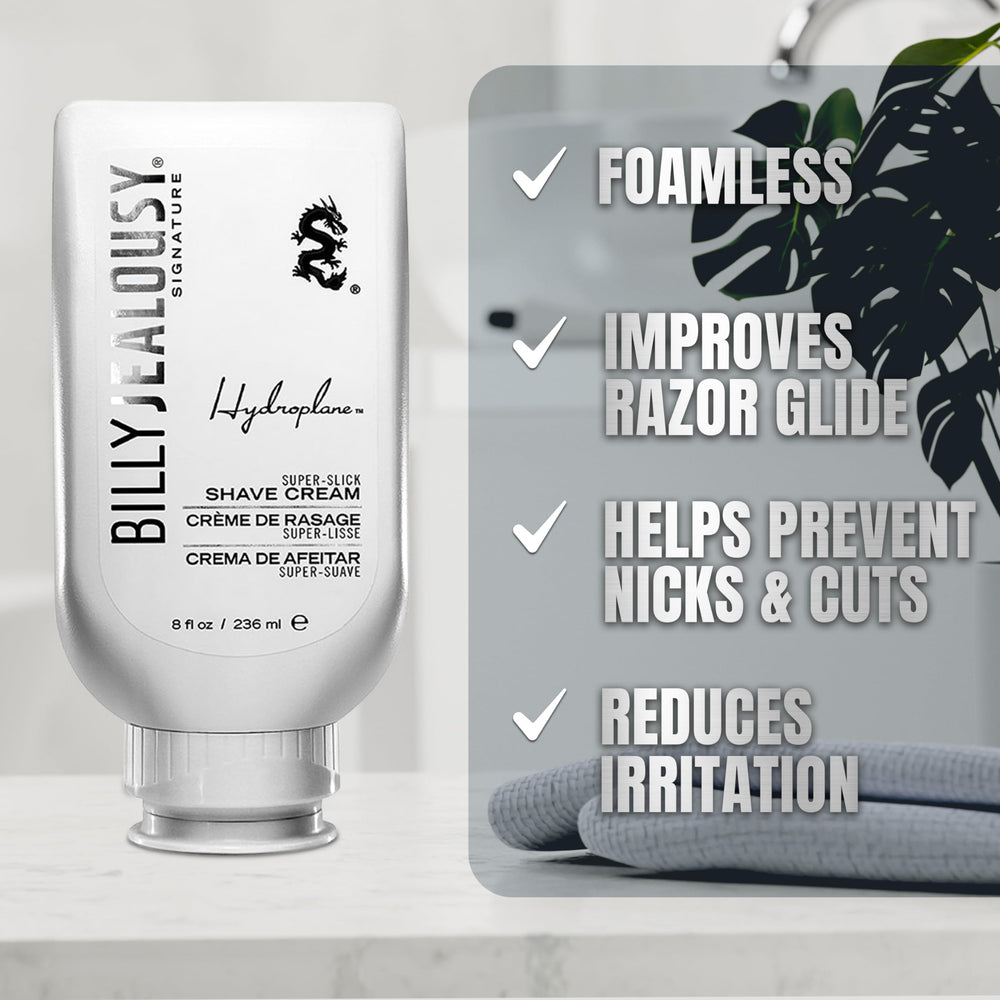 Billy Jealousy Hydroplane citrus mint aroma enhances morning routine