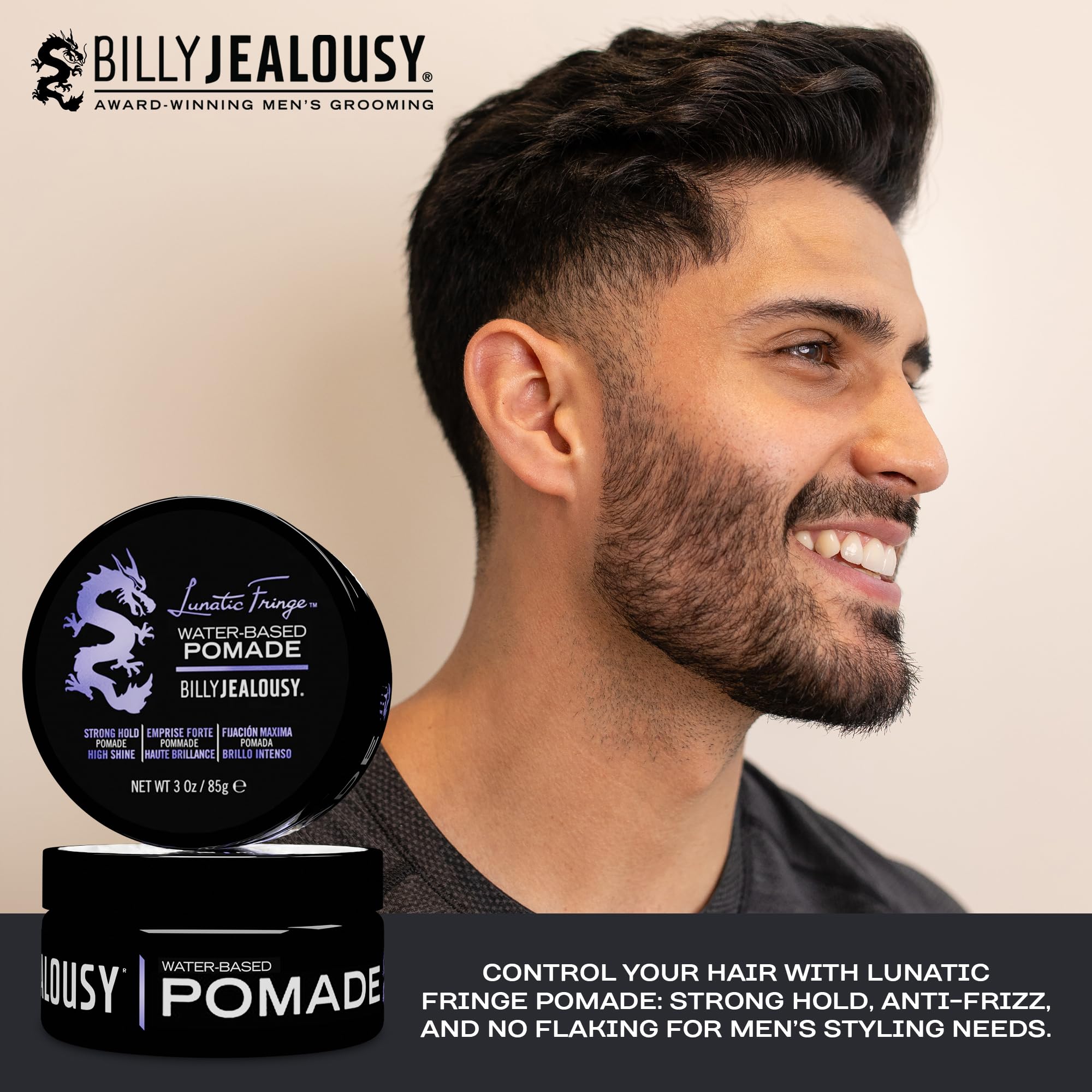 Hands emulsifying Lunatic Fringe for even distribution.