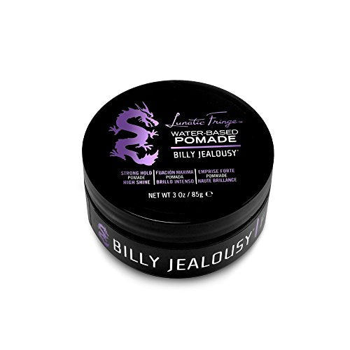 Thick hair styling with Lunatic Fringe pomade for hold.