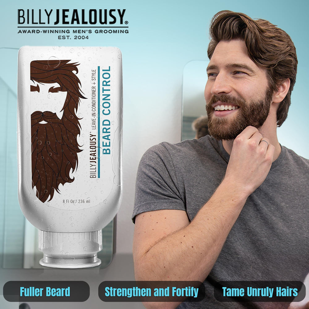 Aloe leaf juice visual from Billy Jealousy Original Beard Control nourishes hair.
