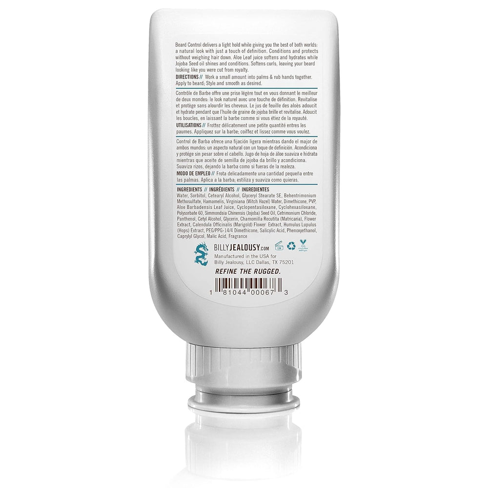 Fragrance notes lavender sandalwood on Billy Jealousy Original Beard Control evoke woodsy scent.