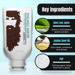 Billy Jealousy Original Beard Control hands-application demonstrates easy conditioning.