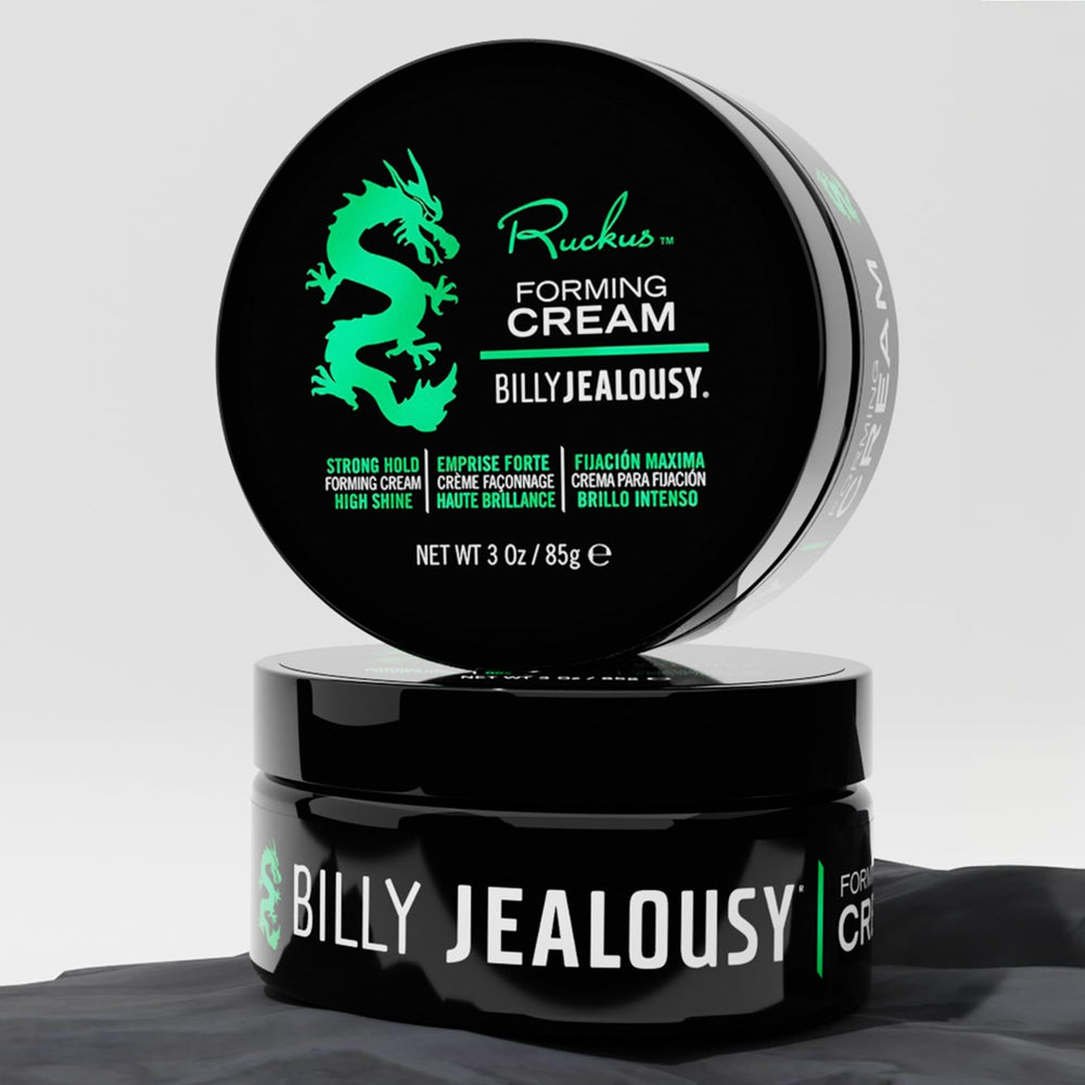 Billy Jealousy Ruckus scent close-up captures citrus lavender rosemary aroma.