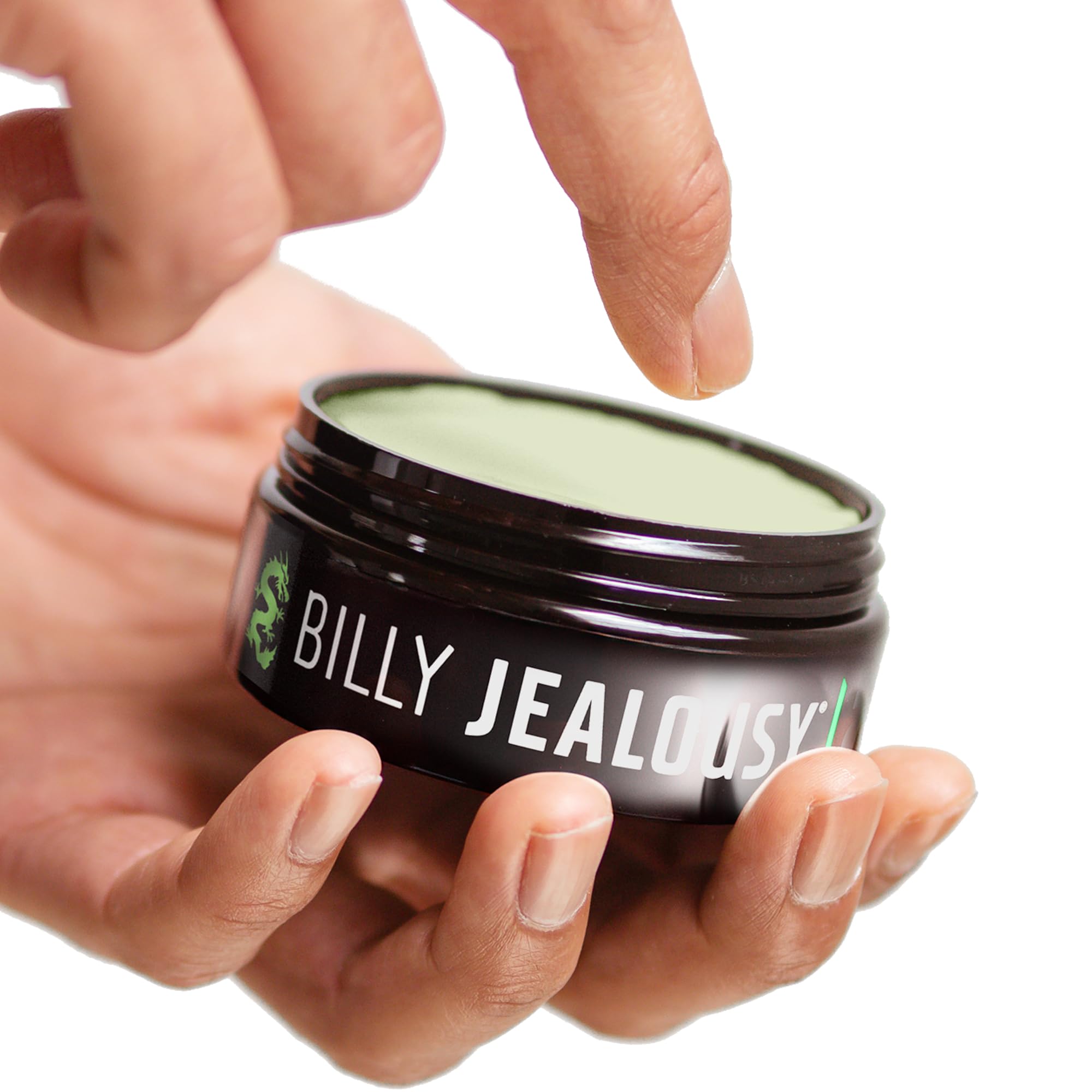 Texture close-up highlights cream consistency for non-greasy finish.