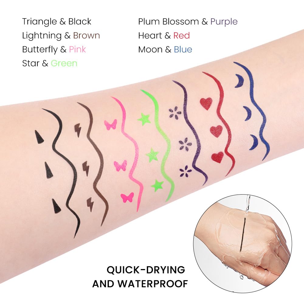 BINGBRUSH easy removal with makeup remover after wear.