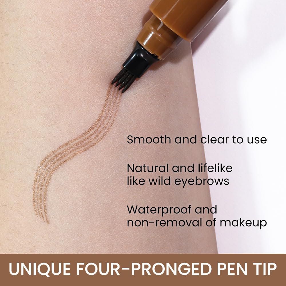 BINGBRUSH Waterproof Brow Pen delivers all-day wear through sweat and rain