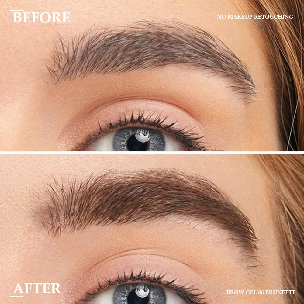 BINGBRUSH waterproof transfer-proof brow gel demonstrates lasting hold for daily wear.