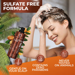 Bingo Hair Care salon-grade shampoo bottle signals professional-quality care for all hair types
