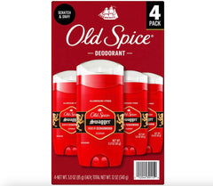 binoa Old Spice Swagger deodorant 4-pack front view for convenient daily protection.