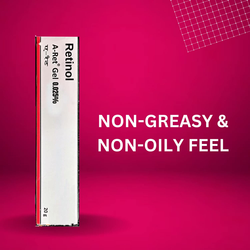 Bio Mystery Retinol Gel night-use steps showing pinpoint application at bedtime.