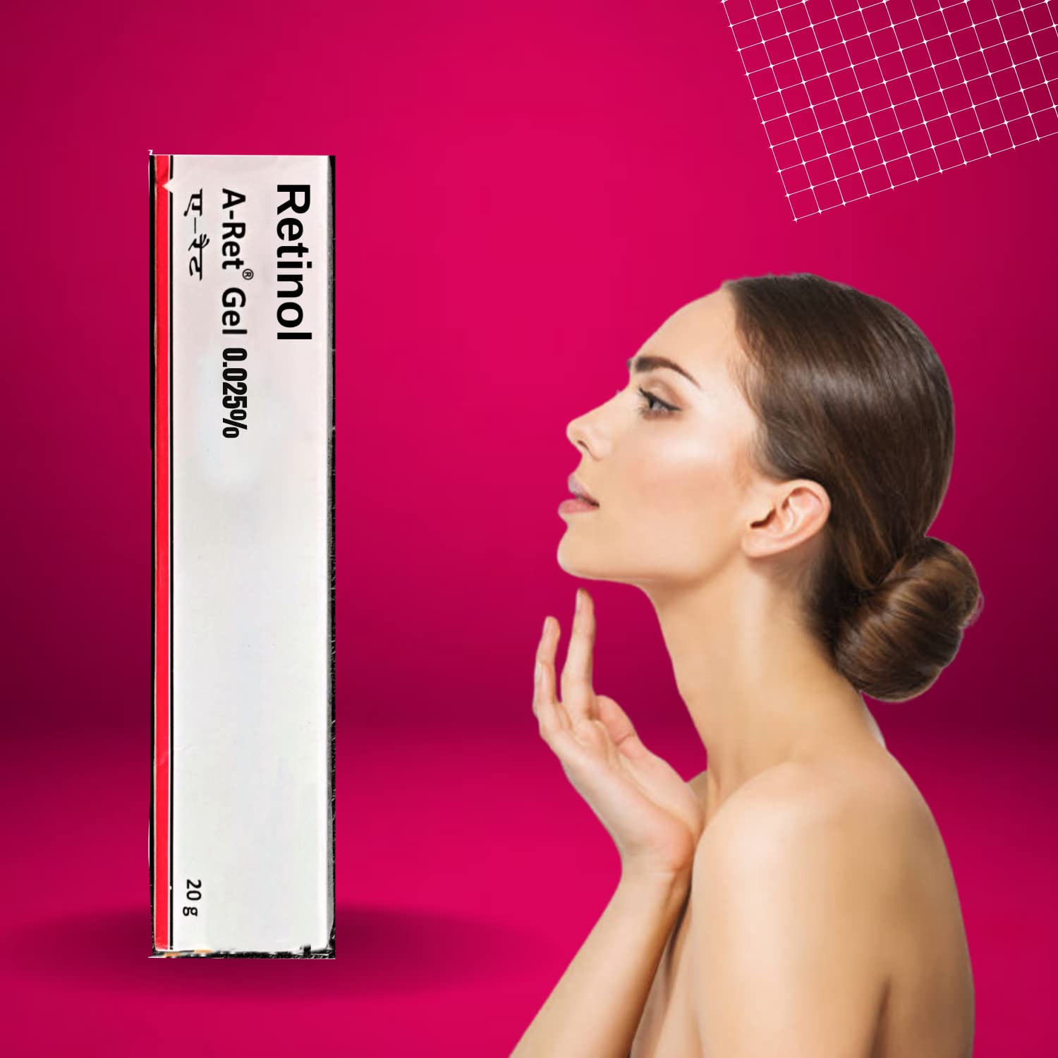 Bio Mystery Retinol Gel packaging box emphasizes compact 35g size for nightly routines.