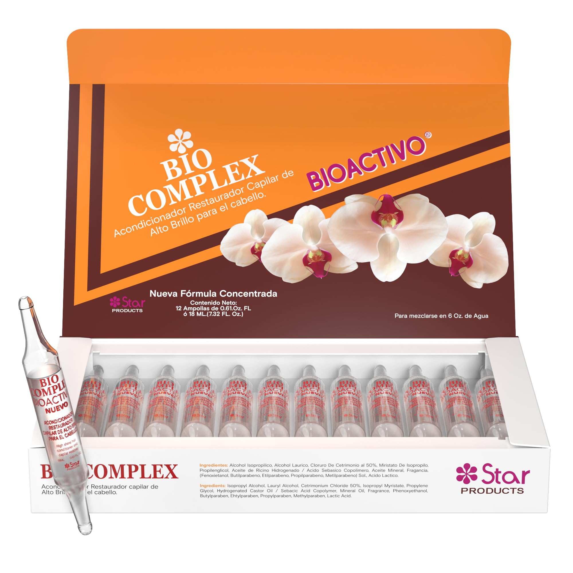 Bio Complex Bioactivo High Shine bottle closeup emphasizes glossy finish and luxurious feel.
