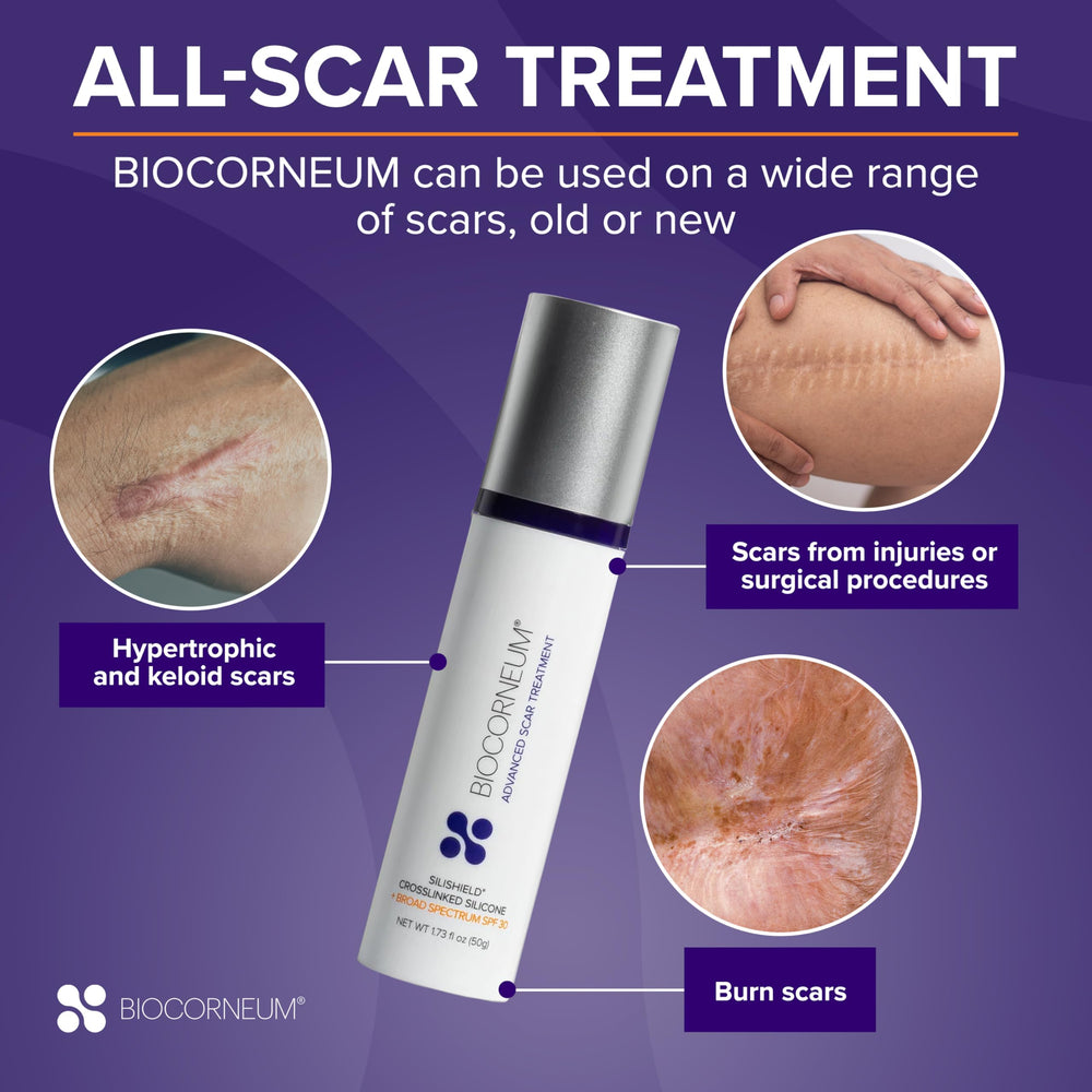 BIOCORNEUM tube cap detail illustrating leak-proof design and daily use convenience