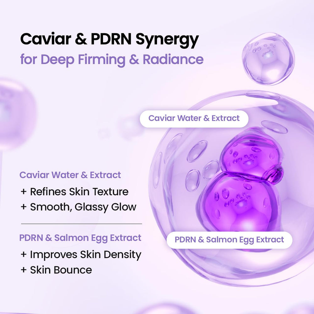 BIODANCE Caviar extract detail emphasizes nutrient-rich composition supporting skin vitality