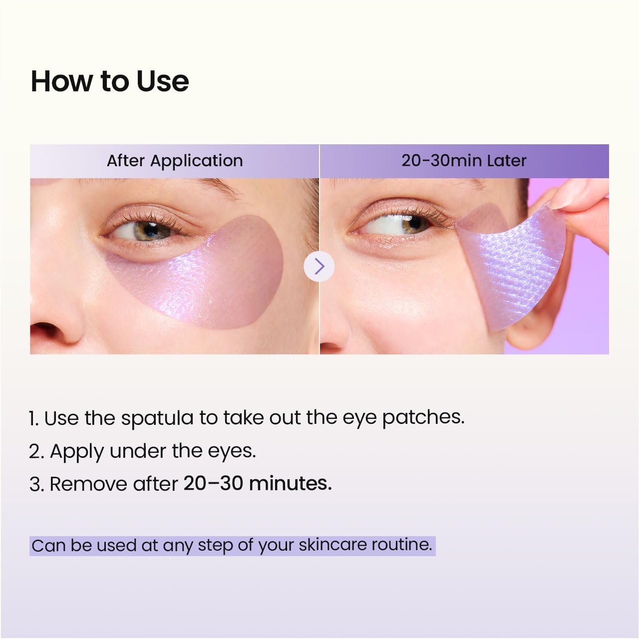 BIODANCE Caviar PDRN Eye Patches versatile use on smile lines and neck