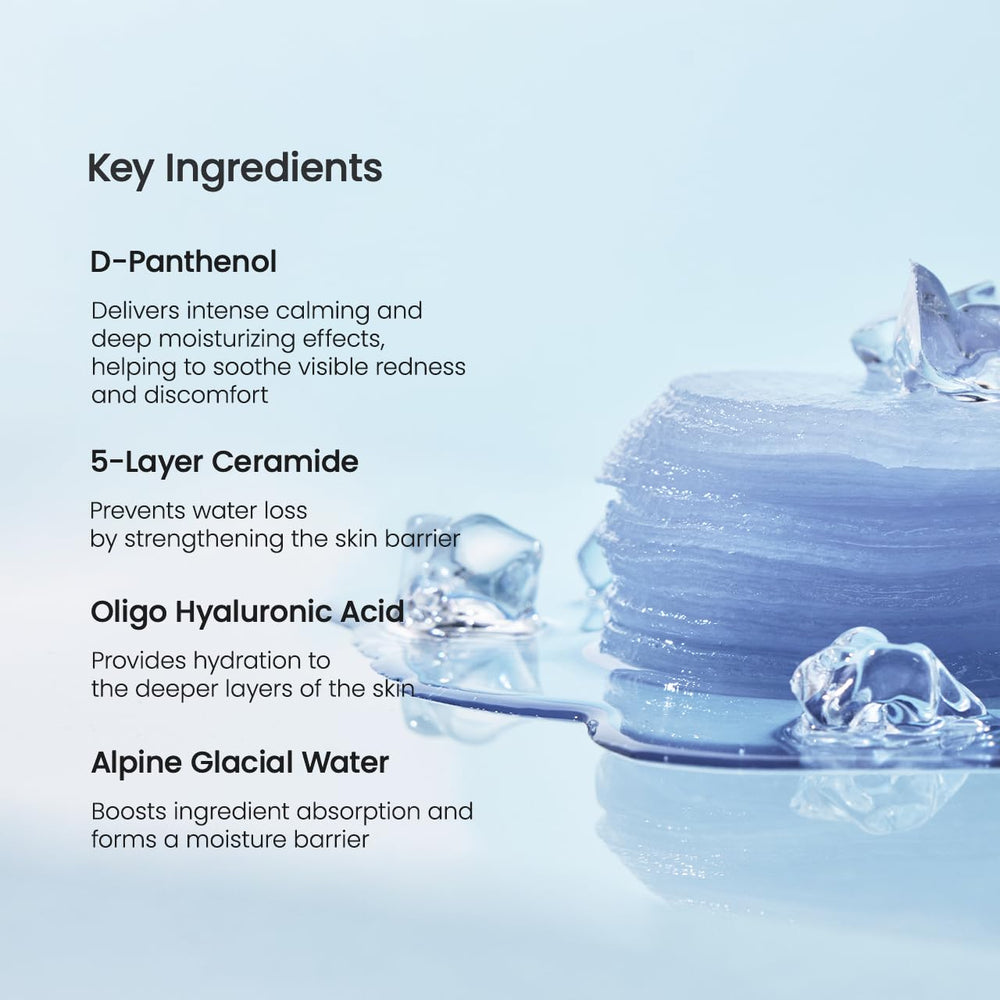 BIODANCE Cera-nol pad showcases key ingredients in formula.