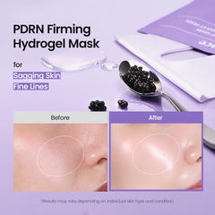 BIODANCE Hydrogel mask applied on skin for deep hydration and renewed glow