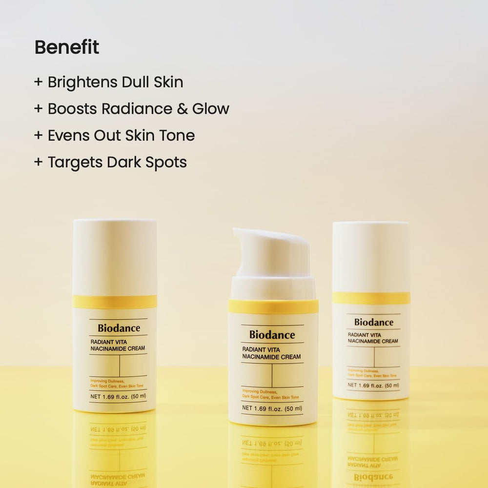 BIODANCE Radiant Vita Cream on skin demonstrates quick absorption and hydration
