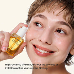 Serum swirl showing lightweight texture for sensitive skin