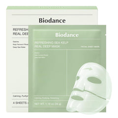 BIODANCE Refreshing Sea Kelp Mask packaging for at-home skincare routine.