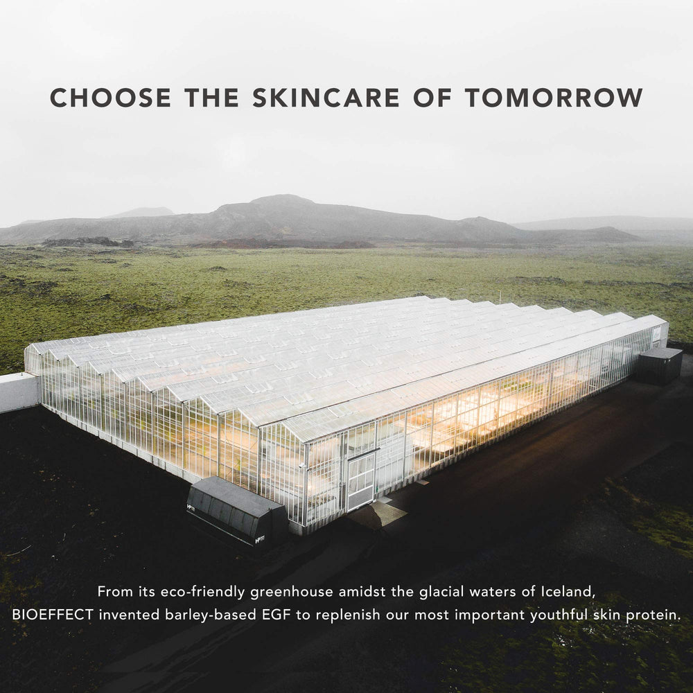 BIOEFFECT EGF Eye Serum refrigerated display suggests extra cooling effect.