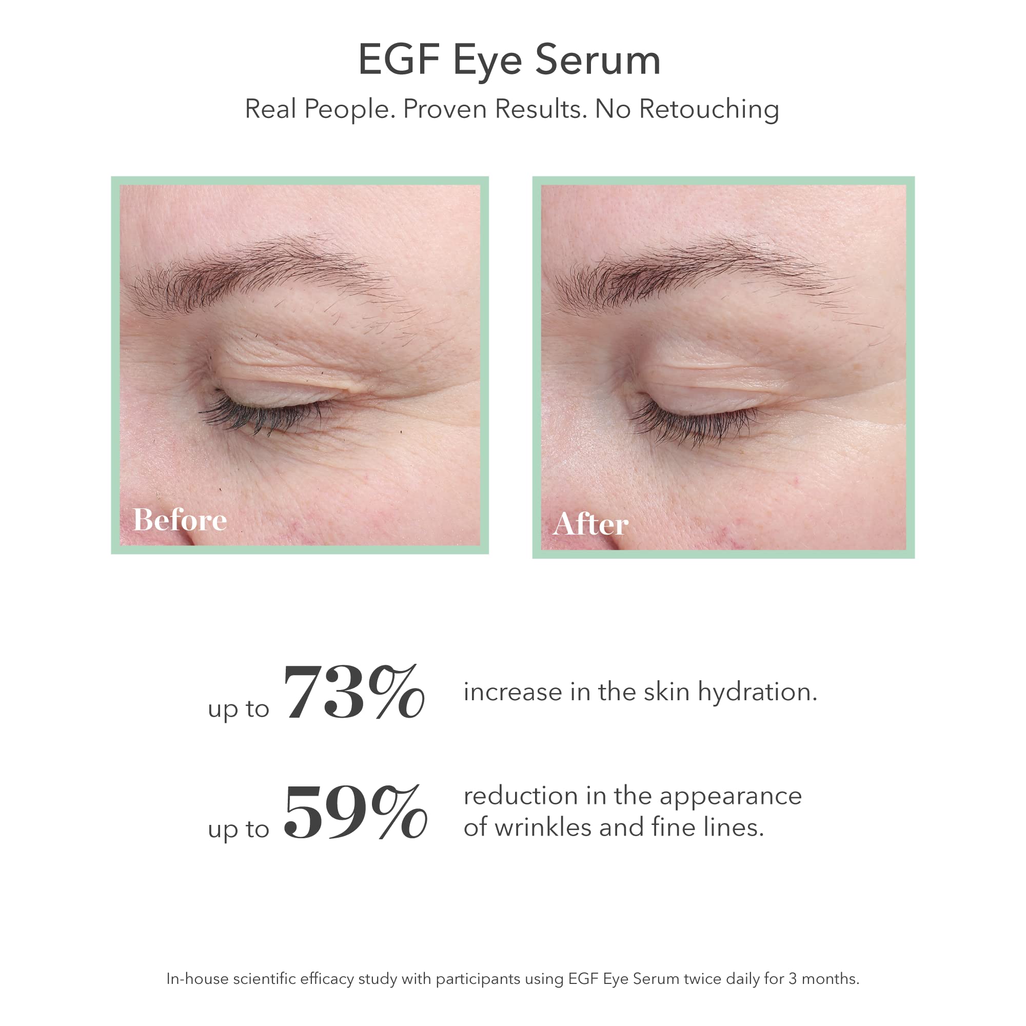BIOEFFECT EGF Eye Serum texture on skin shows a non-greasy finish.