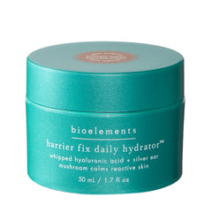 Bioelements Barrier Fix tube closeup signals soothing hydration for sensitive skin