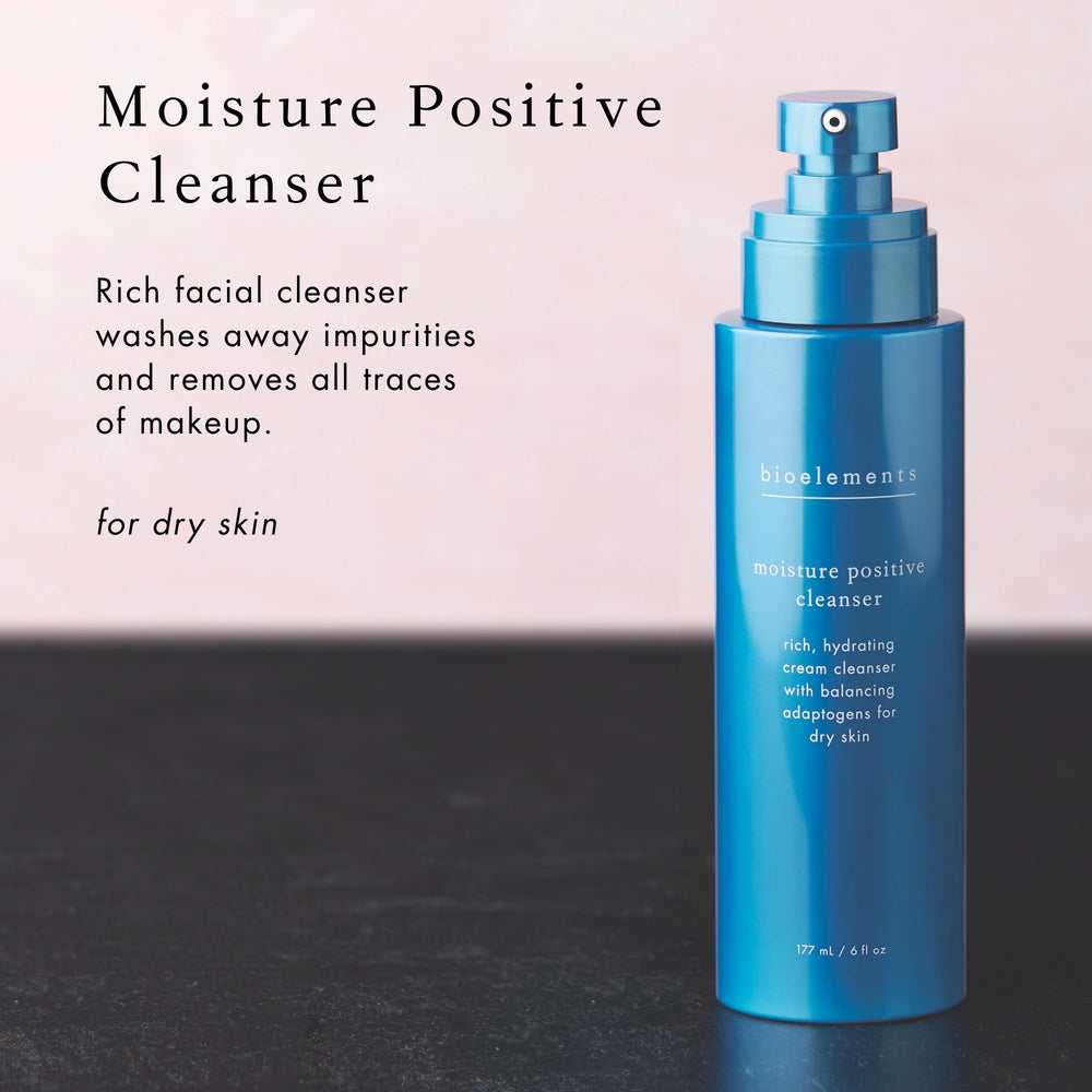 Bioelements Moisture Positive Cleanser Chinese herbs ingredients emphasize balancing skincare benefits