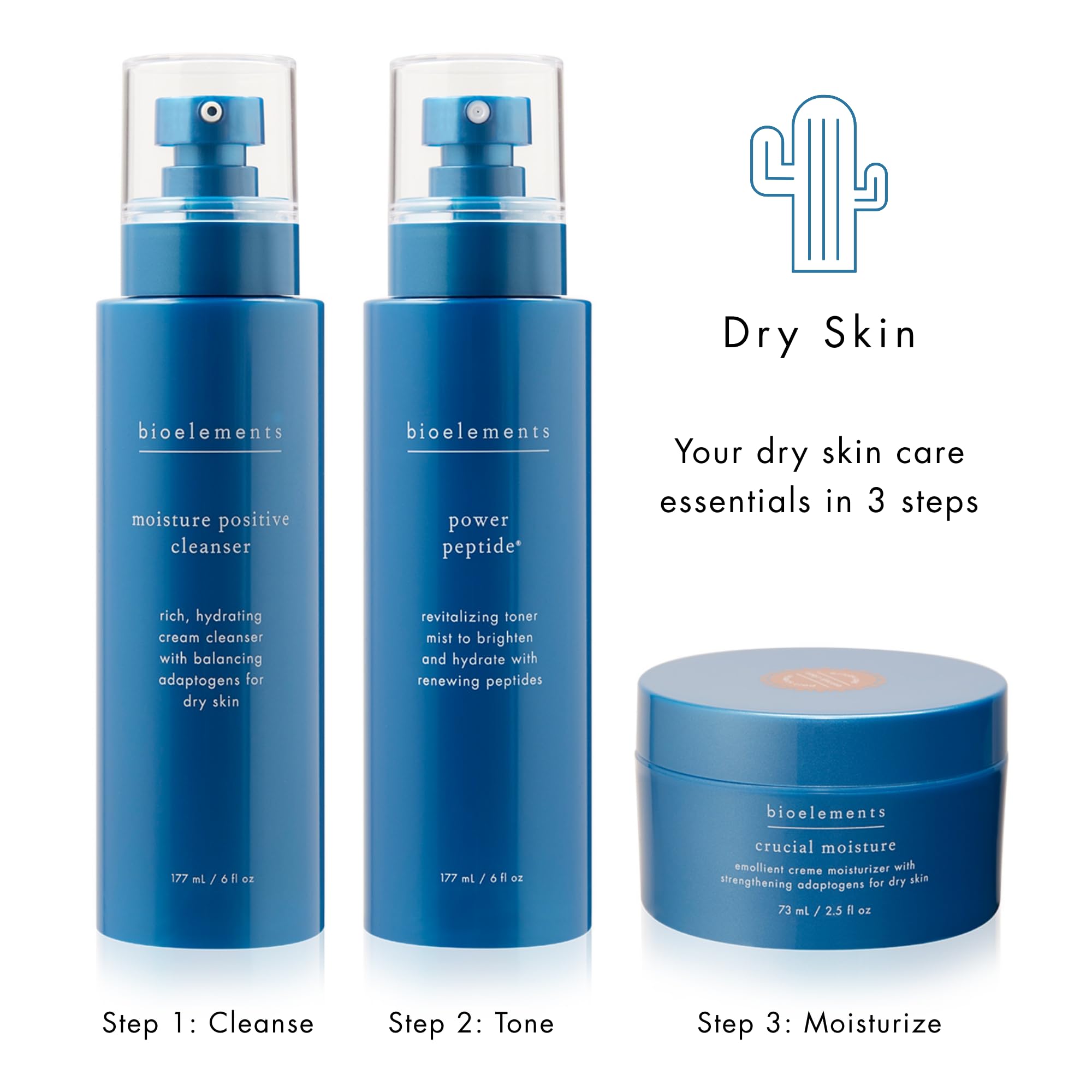 Bioelements Moisture Positive Cleanser after-use glow hints at refreshed, hydrated complexion
