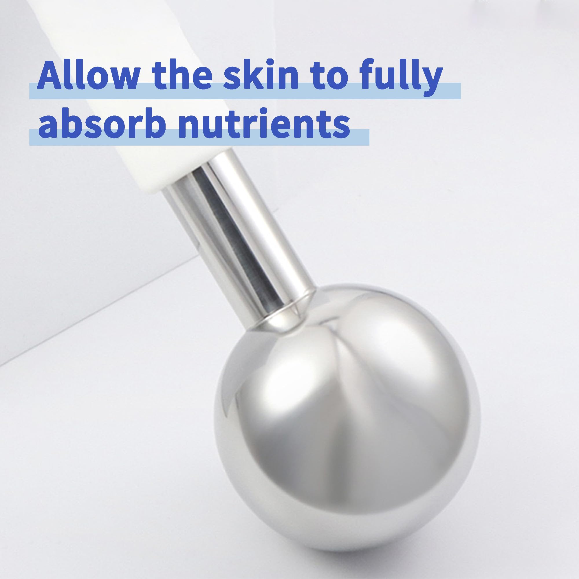 BIOESTHE two-globe set with rubber holders for comfortable grip.