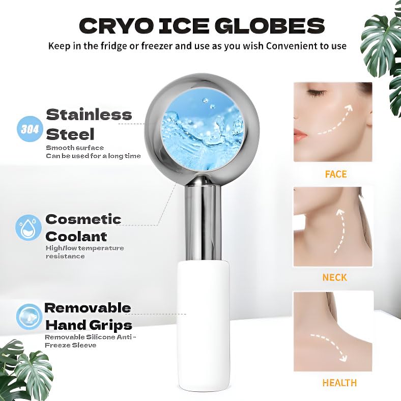BIOESTHE ice globes' leak-proof design keeps sessions clean and worry-free.