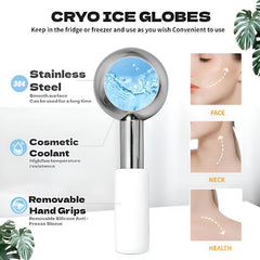 BIOESTHE ice globes' leak-proof design keeps sessions clean and worry-free.