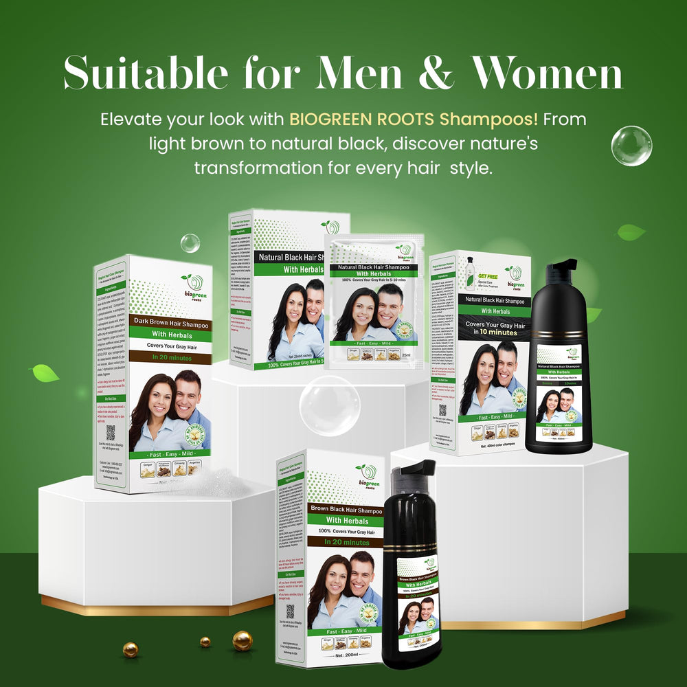 Biogreen Roots 200 ml bottle packaging and usage.