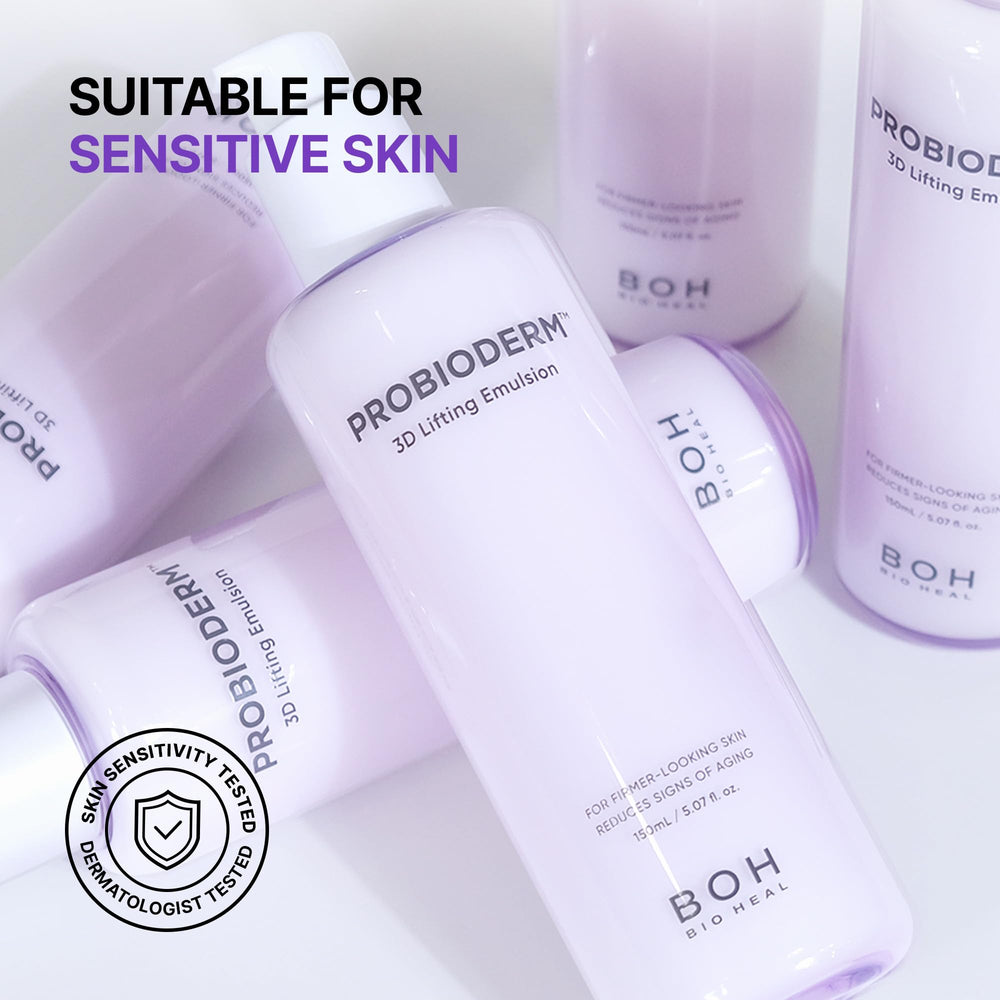 BIOHEAL BOH Probioderm 3D Lifting Emulsion texture demonstrates light, non-greasy absorption